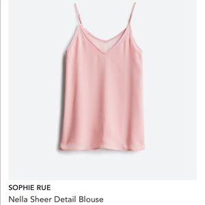 Sophie Rue Sheer Detail Blouse